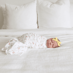Image showing the Pack of 2 Cotton Swaddles, Kitty Cat & Flower Field product.