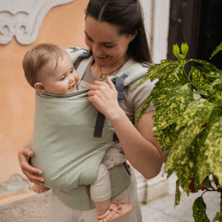 Image showing the Boba X Linen Baby Carrier, Willow product.