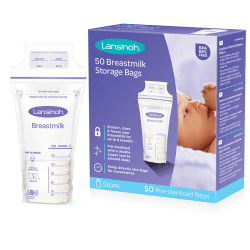 Image showing the Pack of 50 Breastmilk Storage Bags product.