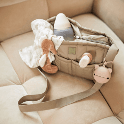 Image showing the Puffed Stroller & Buggy Organiser, Olive Green product.