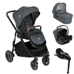 Image showing the Versatrax On The Go 4 Piece Travel System Bundle, Moonlight product.