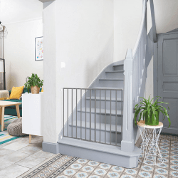 Image showing the Safe & Protect Extra Large Extending Baby Safety Gate, Grey product.