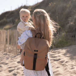 Image showing the Eco Changing Backpack, Toffee product.