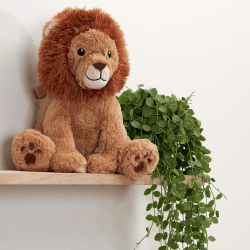 Image showing the Louis Lion Soothing White Noise Machine with Cry Sensor, Orange product.