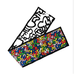 Image showing the Keith Haring Reversible Sensory Strip, Multi Colour product.