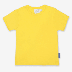 Image showing the Basic Organic Cotton T-Shirt, 3 - 6 Months, Yellow product.