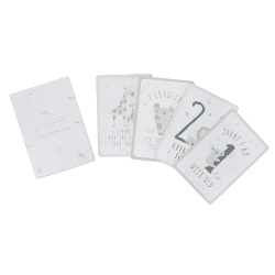 Image showing the Special Moment Baby Memory Cards, White product.