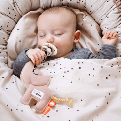 Image showing the Elphee Cozy Comforter with Dummy Holder, Powder product.
