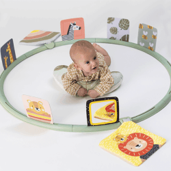 Image showing the Savannah Adventures Tummy Time Trainer, Green product.