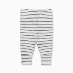 Image showing the Everyday Leggings, 0 - 3 Months, Grey Stripe product.
