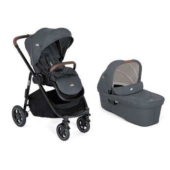 Image showing the Versatrax Pushchair & Carrycot Bundle, Moonlight product.