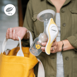 Image showing the Harmony Flex Manual Breast Pump, Yellow product.