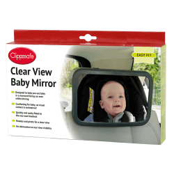 Image showing the Clear View Baby Mirror, Grey product.