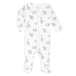 Image showing the Boutique Comfort Knit Footie Sleep Suit, 0 - 3 Months, Jungle Jam product.