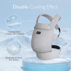 Image showing the Air Mesh Baby Carrier, Grey product.