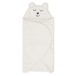 Image showing the Teddy Bear Wrap Blanket, Oatmeal product.