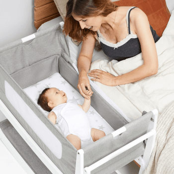 Image showing the SnuzPod4 Bedside Crib incl. Mattress, Dusk product.