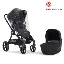 Image showing the City Sights 4 Piece Compact Modular All Terrain Travel System, Rich Black product.