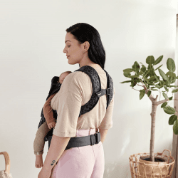 Image showing the One Air Baby Carrier, 3D Air Mesh, Anthracite Leopard product.
