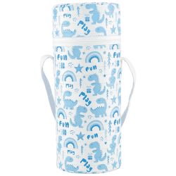 Image showing the Insulated Bottle Carrier, Blue product.