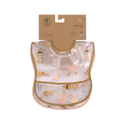 Image showing the Little Mateys Pack of 2 Waterproof Bibs, Spicy Orange product.