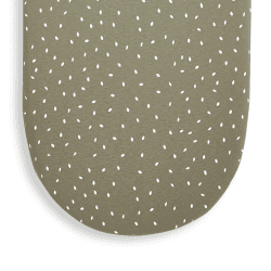 Image showing the Organic Moses Basket Fitted Sheet, Juniper Rice product.