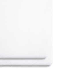 Image showing the SnuzPod Pack of 2 Bedside Crib Fitted Sheets, White product.