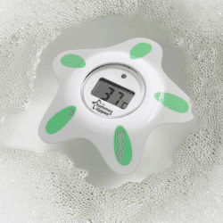 Image showing the Closer to Nature Bath & Room Thermometer, White product.