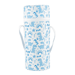 Image showing the Insulated Bottle Carrier, Blue product.