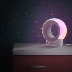 Image showing the Eclipse Plus Sleep Soother & Night Light, White product.