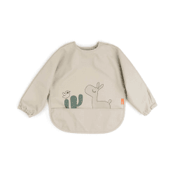 Image showing the Lalee Long Sleeved Pocket Bib, Sand product.