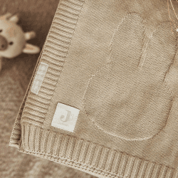 Image showing the Jollein x Miffy Baby Blanket, 75 x 100cm, Olive Green product.