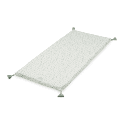 Image showing the Printed Organic Cotton Playmat, Green Leaves product.