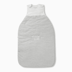 Image showing the Clever Sleeping Bag, 2.5 TOG, 0 - 24 Months, Grey Stripe product.