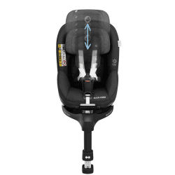 Image showing the Mica Pro Eco i-Size Baby & Toddler Car Seat with 360° Rotation & Recycled Fabrics, from Birth, Authentic Black product.