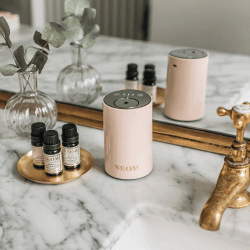 Image showing the Wellbeing Pod Mini Essential Oil Diffuser, Nude product.