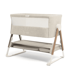 Image showing the Lua Bedside Crib, Fawn product.
