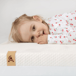 Image showing the Signature Hypoallergenic Bamboo Pocket Sprung Cot Bed Mattress, White product.
