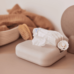 Image showing the Silicone Wet Wipes Cover, Nougat product.