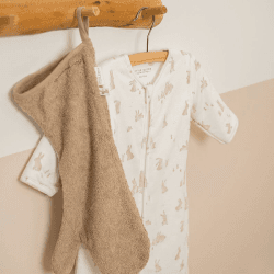 Image showing the Pure Bath Mitt, Beige product.