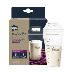 Image showing the Closer to Nature Pack of 36 Breastmilk Storage Bags product.