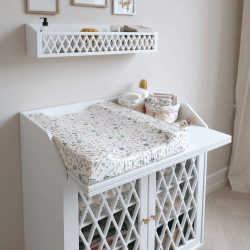 Image showing the Changing Mat with Print, Pressed Leaves Rose product.
