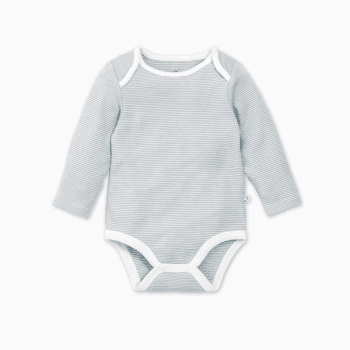 Image showing the Long Sleeve Bodysuit, 3 - 6 Months, Blue Stripe product.
