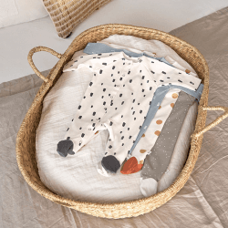 Image showing the Sleepsuit Pyjama GOTS, 3 - 6 Months, Bricks Milky product.