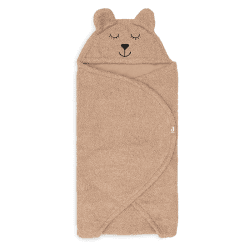 Image showing the Teddy Bear Wrap Blanket, Biscuit product.