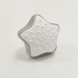 Image showing the Wishy 3 in 1 Star Bath Toy, White/Grey product.