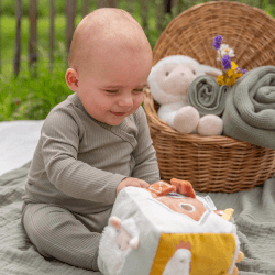Image showing the Little Farm Soft Activity Cube product.
