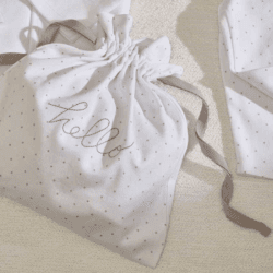 Image showing the Hello Baby Organic Cotton Gift Set, 0 - 3 Months, White product.