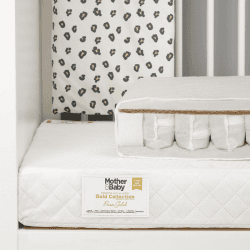 Image showing the Anti Allergy Coir Pocket Sprung Cot Bed Mattress, Pure Gold product.