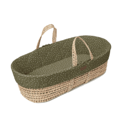 Image showing the Moses Basket & Mattress, Juniper Rice product.